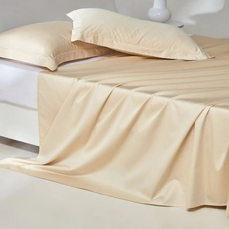 1Pc 100% Egyptian Cotton Flat Sheet High Quality 800 Thread Count Pure Cotton