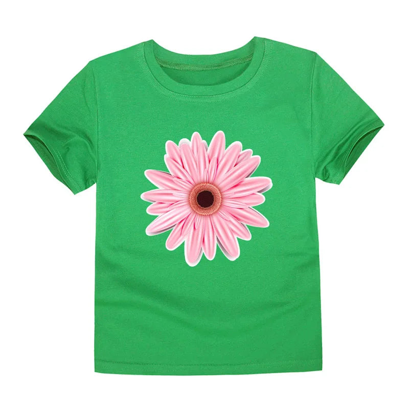 100% Cotton Toddler Girl T- Shirts