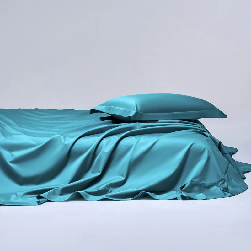 100% Egyptian Cotton Bed Sheet Set 1000TC Size Single, Double & Queen