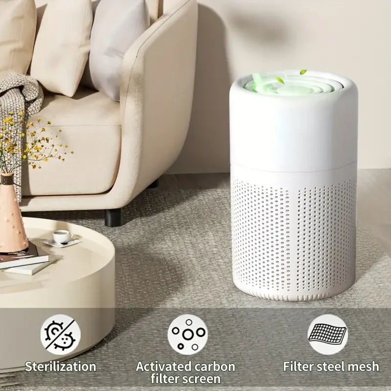 HEPA Air Purifier For Home With Deodorizing Sponge