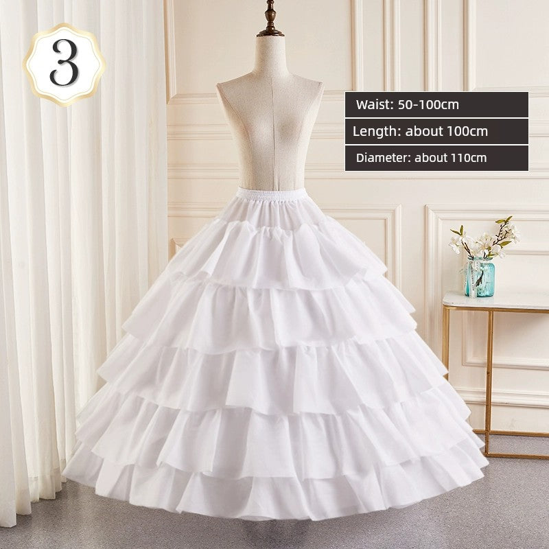 Mid Length Long Length Lolita Dress Inner Wear Wedding Dress Underskirt