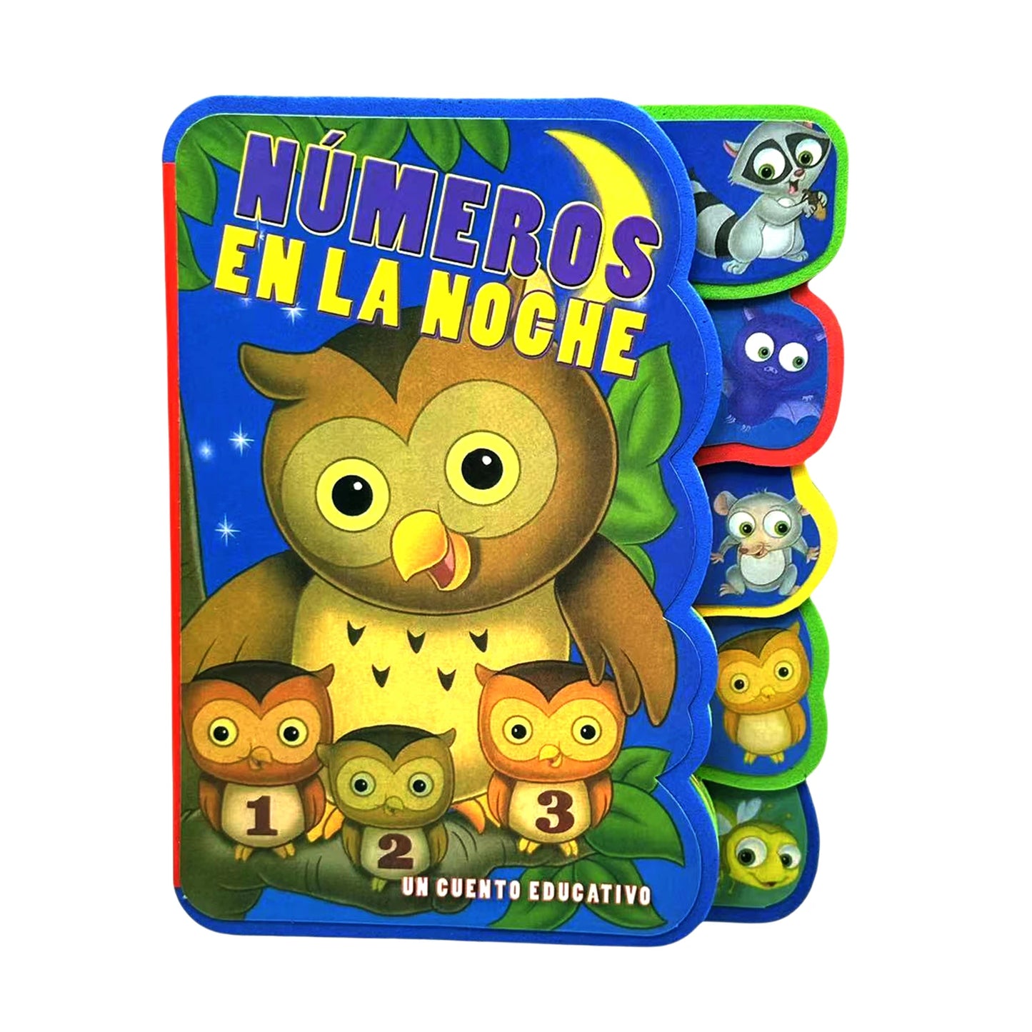 Spanish Children's Cardboard Picture Story Book Animals/Insects Educational Preschool Learning Book Stimulates Kid's Interest