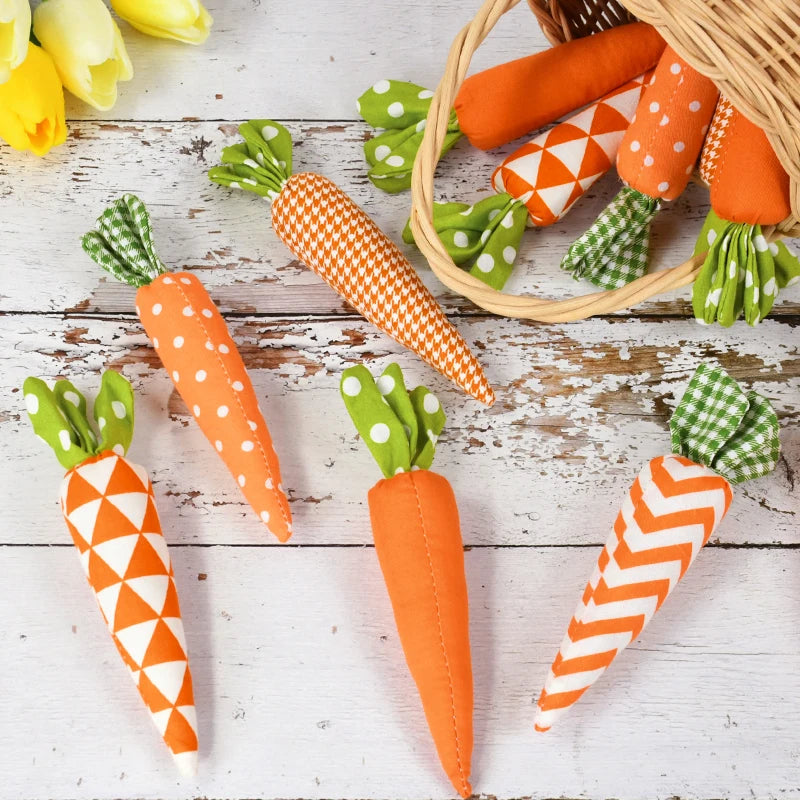 1/5pcs Easter Spring Carrot Ornaments