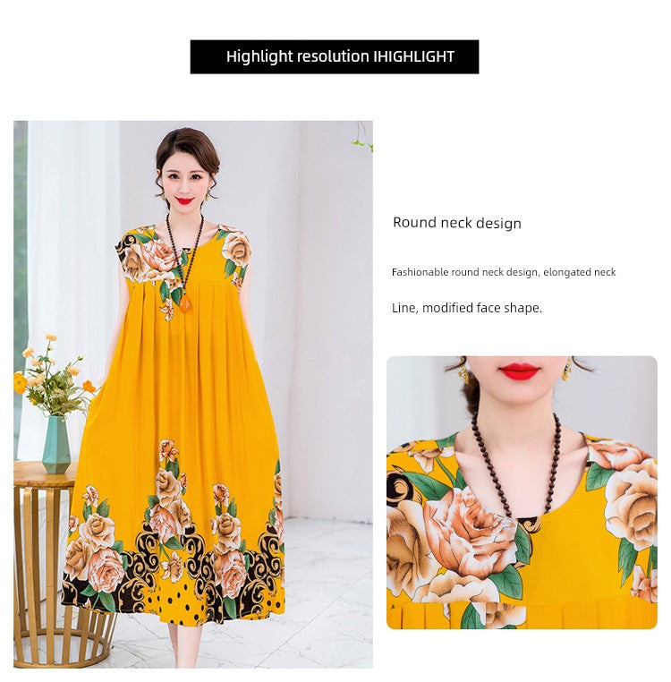 Summer Pure Cotton Stylish Extra Large Size 110.00kg Dress or Sleepwear
