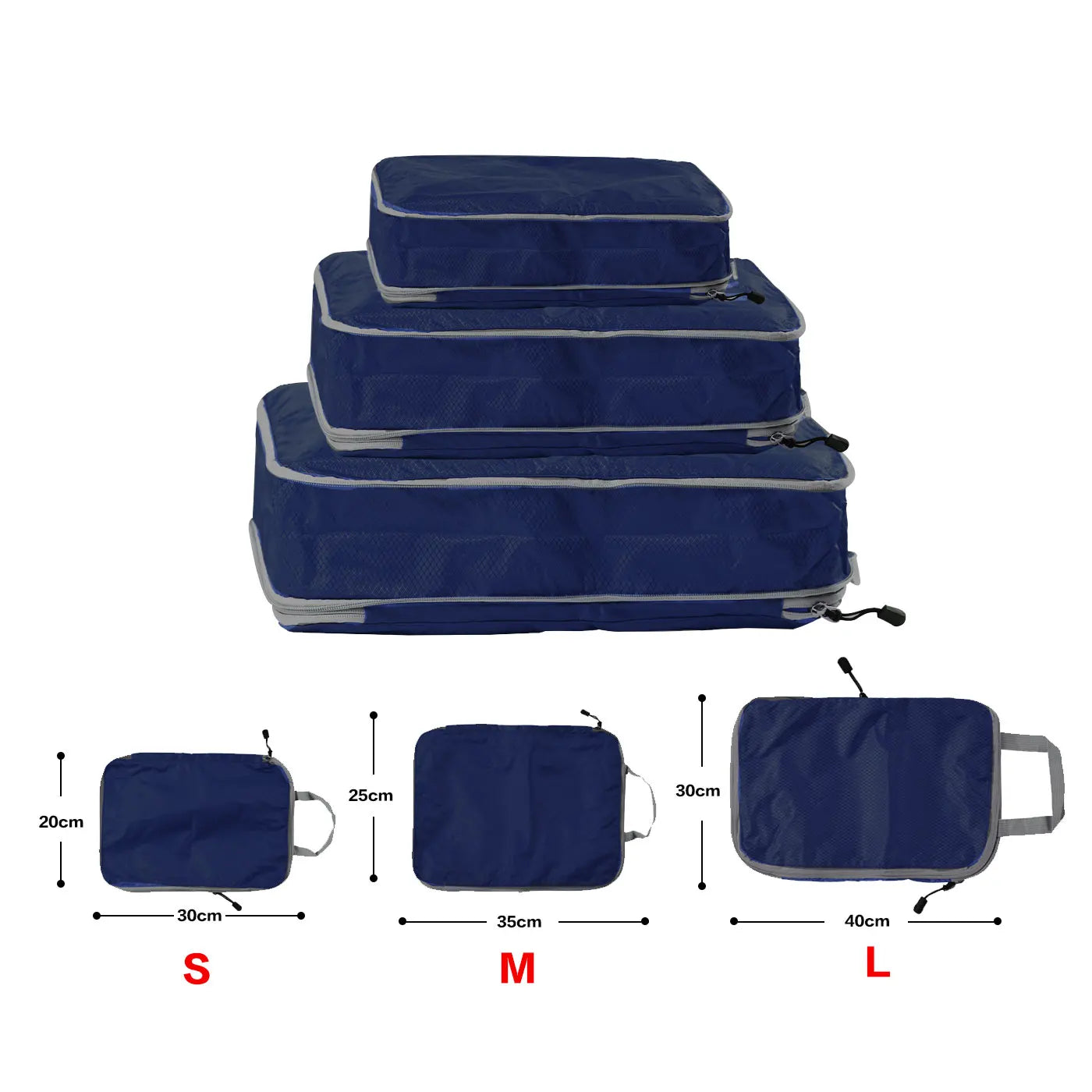Foldable Compressible Waterproof Travel Storage Organizer Nylon Bags