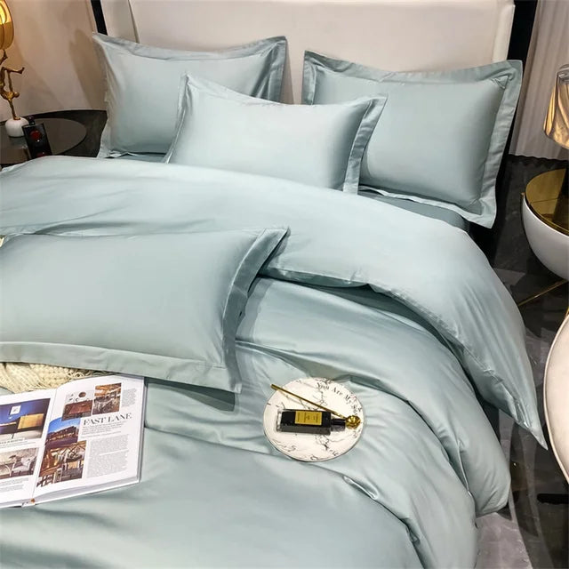 100% Egyptian Cotton 3pcs Luxury Duvet Bedding Set