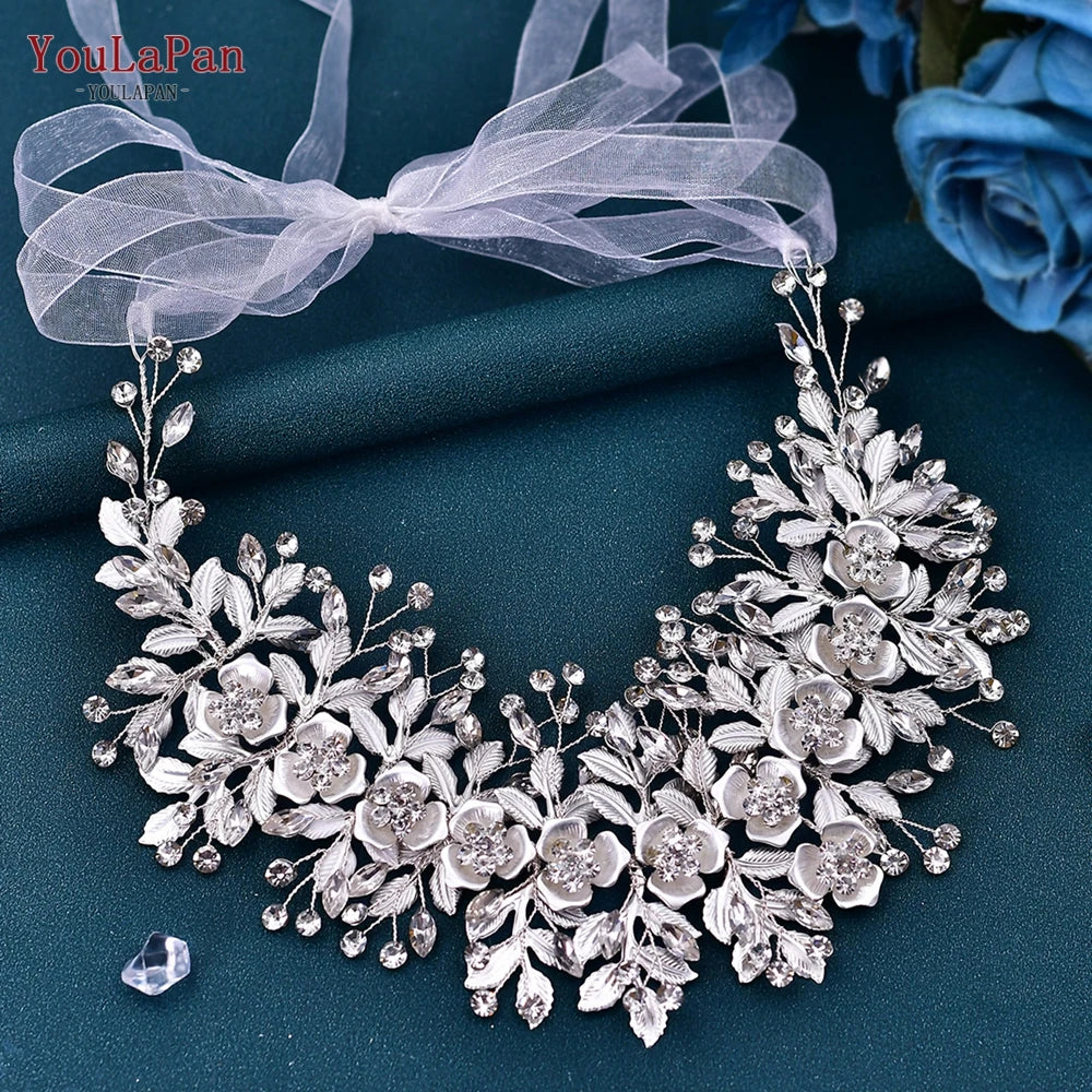 Wedding Bridal Rhinestone Dress Sash Belts for Women Wedding Jewelry Accessories