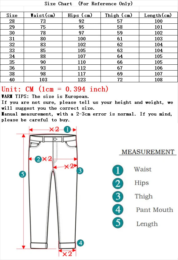 Men Light Luxury Stretch Slim Fit Comfortable Soft Pants Straight Casual Denim Trousers