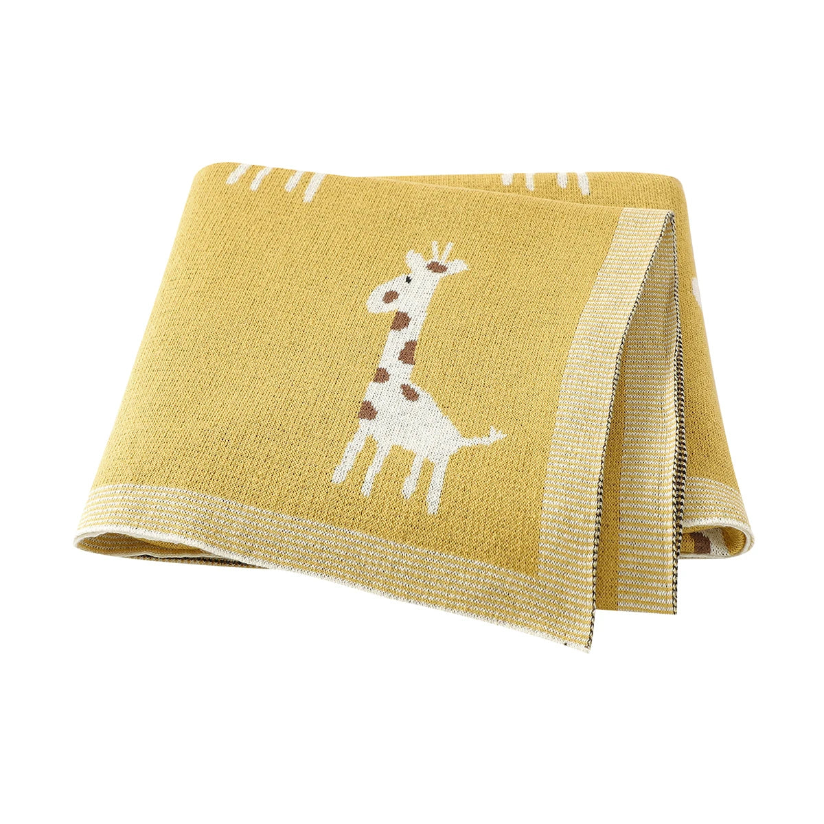 Cotton Knitted Baby Blanket Newborn Boys Girls Super Soft Stroller Basket Swaddle Wrap 100*80cm Infant Receiving Quilt