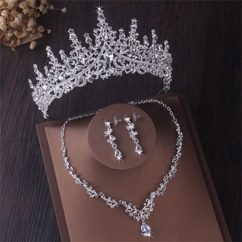 Bride Luxury Crown 3-piece Set Romantic