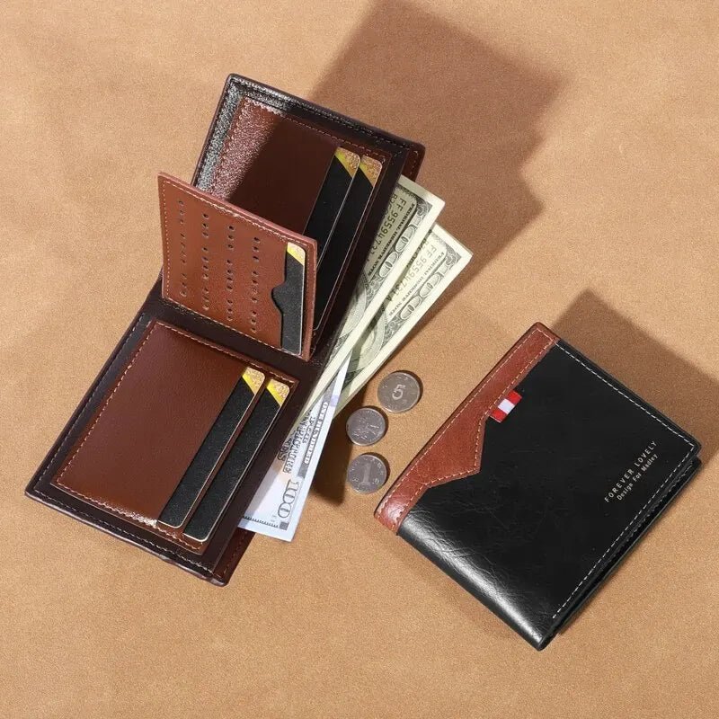 Men Foldable Wallets for Money or Credit Cards ID Holders
