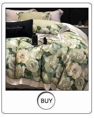Luxury Three-line Embroidery Solid Color 1000TC Egyptian Cotton Bedding Set Duvet Cover Bed Sheet/Fitted Sheet Pillowcases 4Pcs