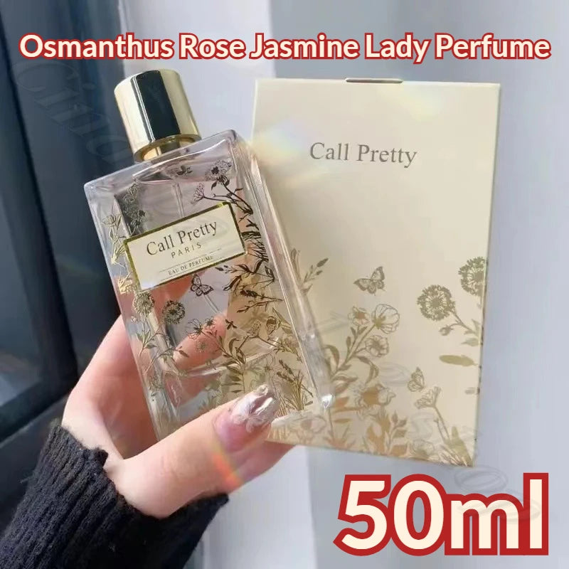 Women Call Pretty Rose Jasmine Beauty Bloom Fragrance Perfume 50ml