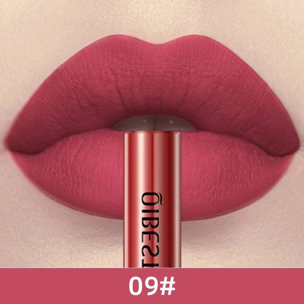 Matte Liquid Lipstick Waterproof Long Lasting Lip Gloss Velvet Mate Nude Red
