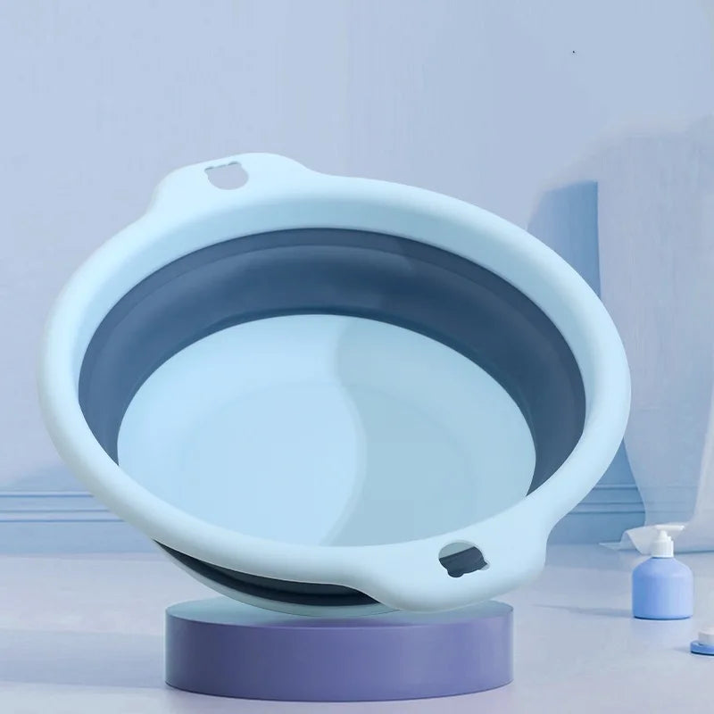 1-4PCS Foldable Travel Laundry Foot Washing Plastic Basin