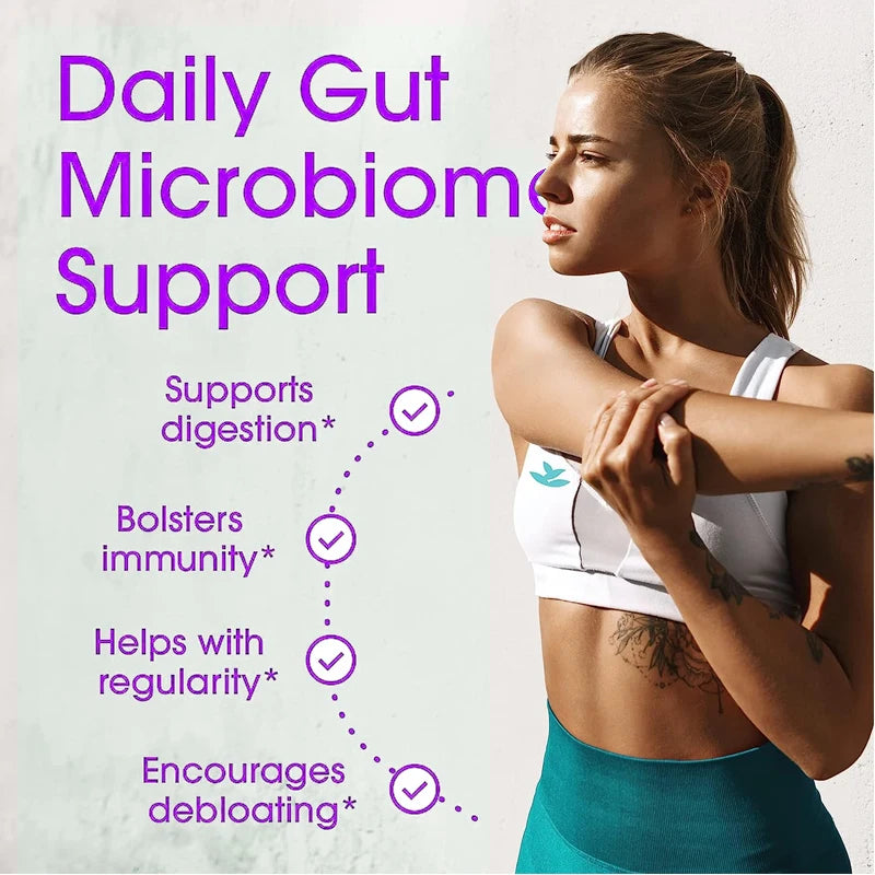 Bcuelov Probiotics 120 Billion CFU - 36 Strains with Prebiotics & Digestive Enzymes for Intestinal Digestion and Immune Support