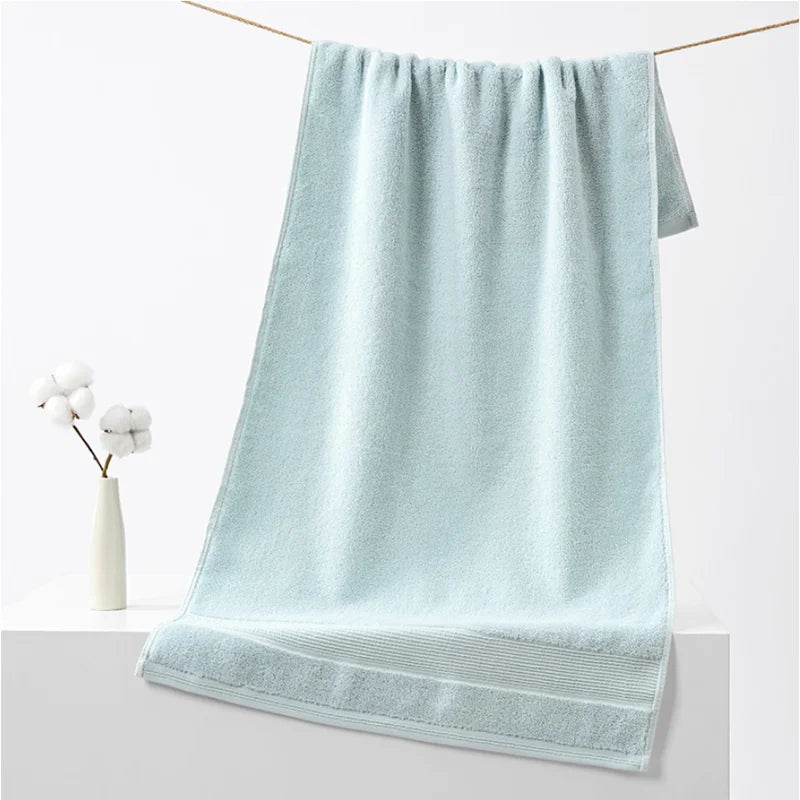 100% Cotton Adults Shower Towels High Absorbent 50x100CM