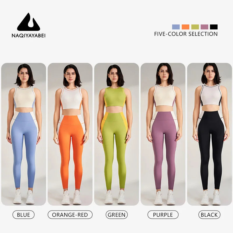 Women's color quick-drying yoga gym training clothes