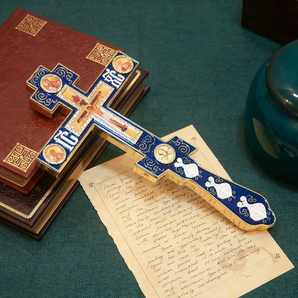 Gorgeous Blessing Cross for Church Decoration and Personal Use