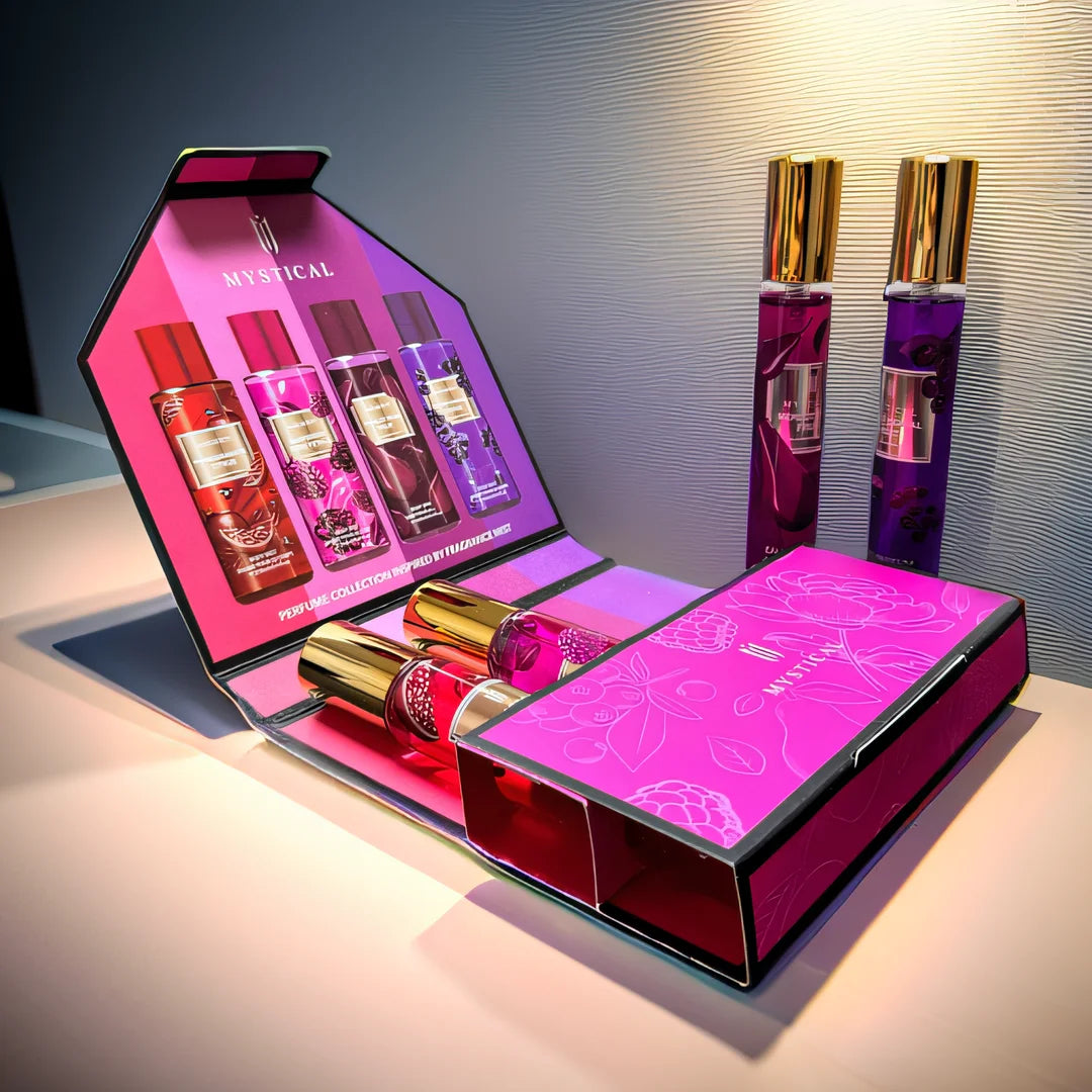MYSTICAL Women's perfume gift box, fruity fragrance fresh