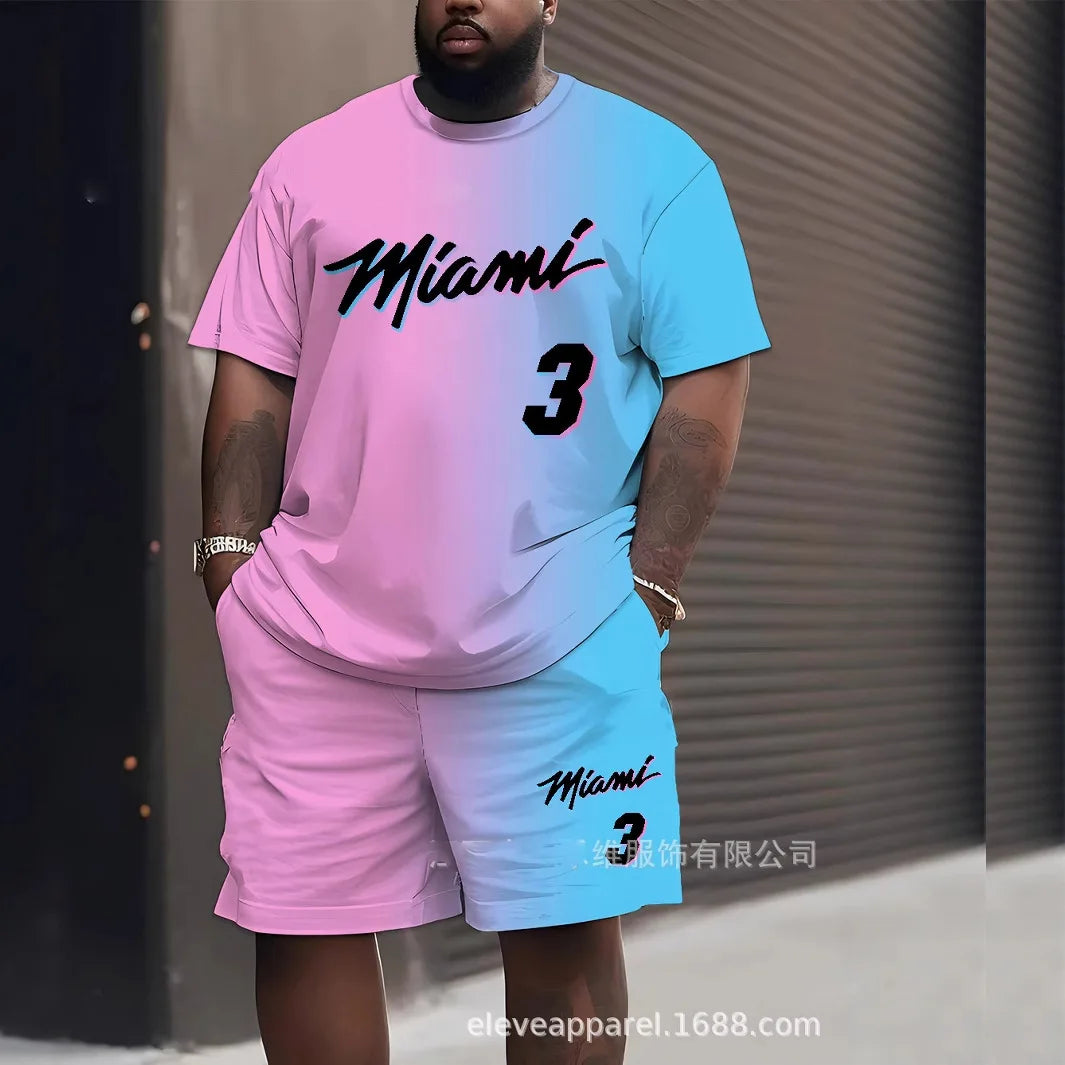 Soft and comfortable Beach Short Sleeved Shirt with Casual Short Set