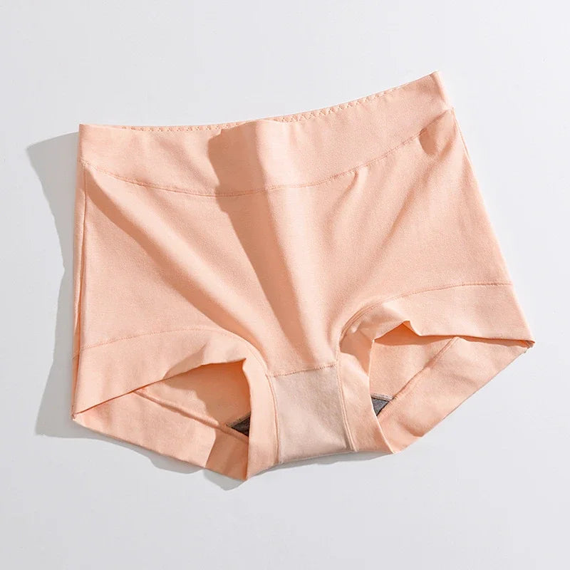 Seamless Shorts High-Rise Panties for Women