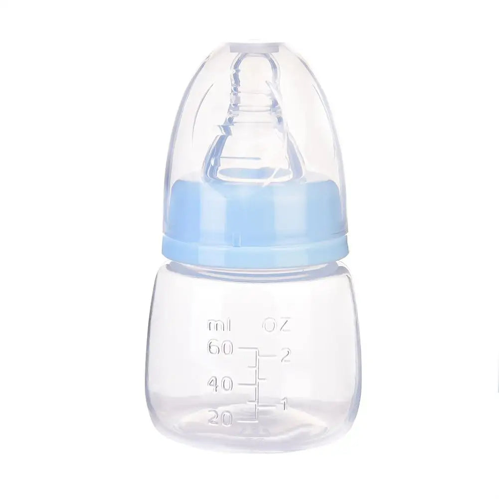 Mini Portable Feeding Baby Nursing Bottle BPA Free Safe Feeder Fruit Juice Milk Bottles 60ML