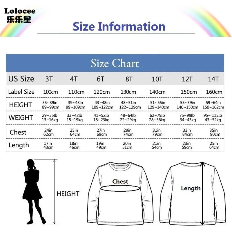 Girls Long Sleeve T-Shirts