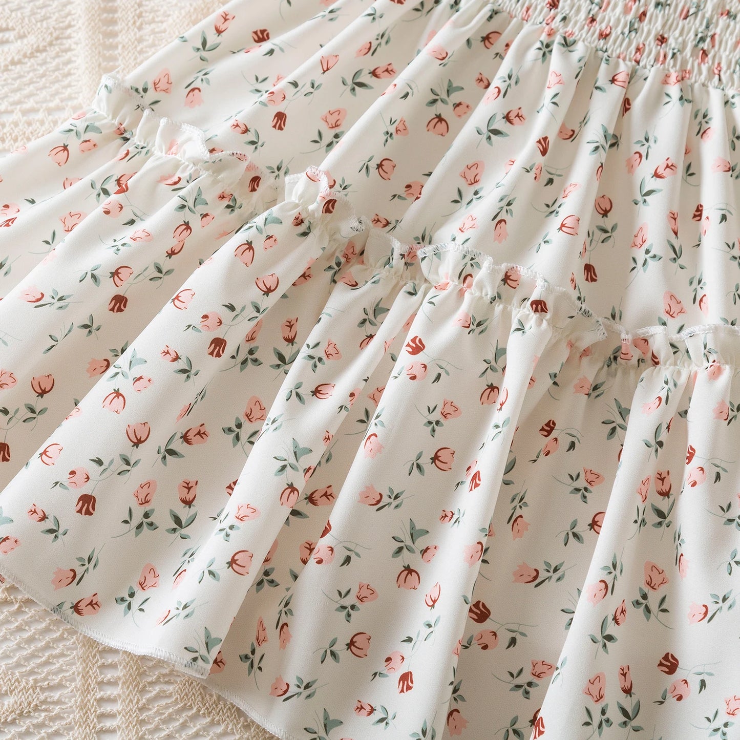 Colorful Summer Cool Refreshing Sweet Casual Dress 3-8 Years