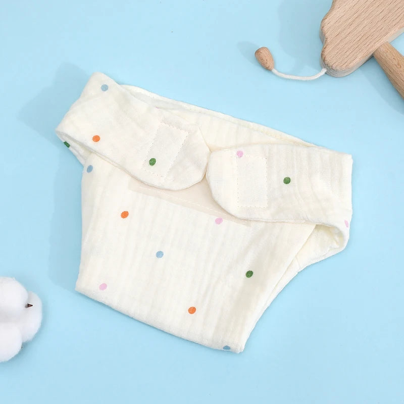 Summer Cotton Baby Reusable Taped Diaper Cartoon Training Pants
