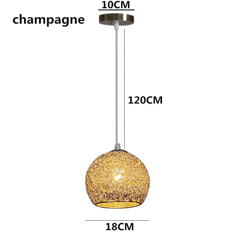 Color Aluminum Wire Chandelier Lighting Fixtures