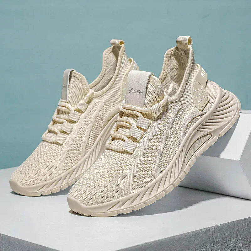 Women Casual Sneakers Knitted Mesh Breathable Shoes