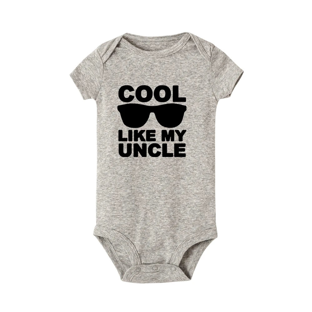 If Mom Says No My Aunt Will Say Yes Funny Newborn Baby Romper Infant Short Sleeve Newborn Unisex Girl Boy 0-24M
