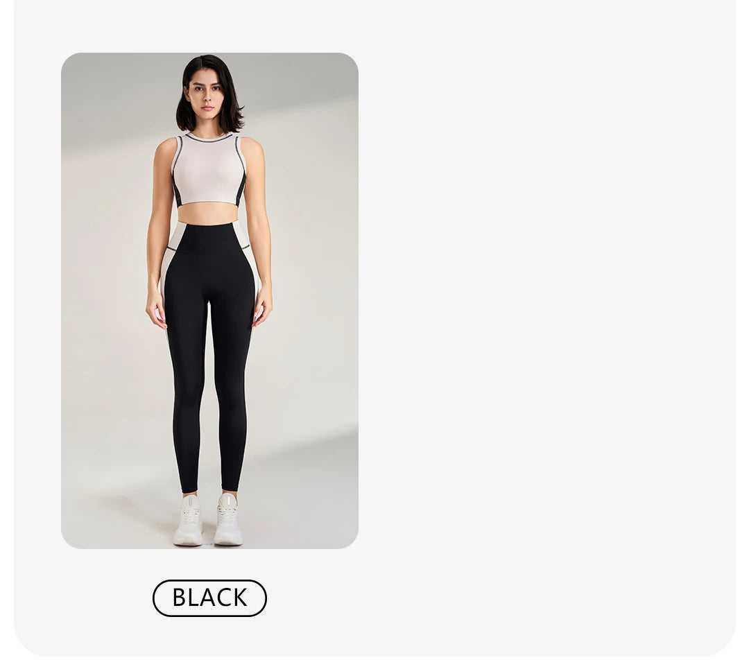 Women's color quick-drying yoga gym training clothes