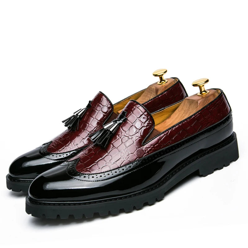 Men's fashion loafers low cut breathable formal comfortable anti-slip shoes