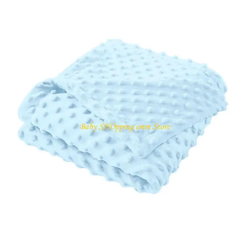 Baby Blanket Dotted Pattern Double Sided for Toddlers & Infants