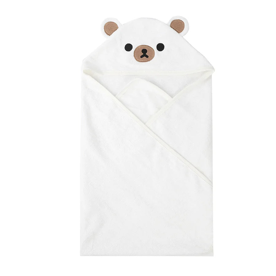 Infant Baby Swaddle Fleece Bathrobe Wrap Blanket