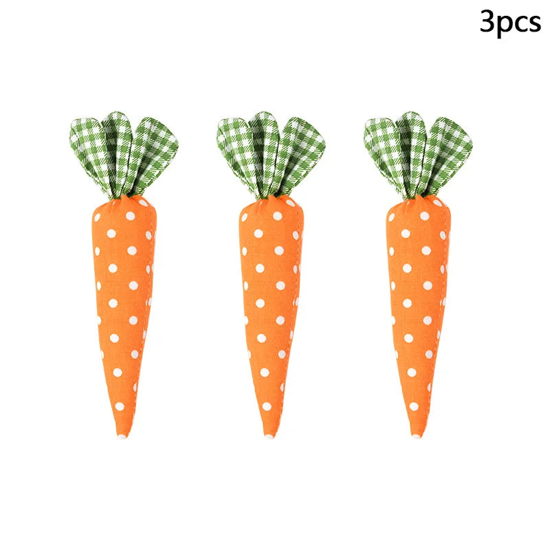 1/5pcs Easter Spring Carrot Ornaments