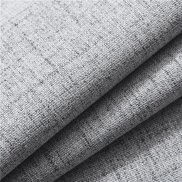 Linen 100% Blackout Curtains Water Proof Curtains for Living Room