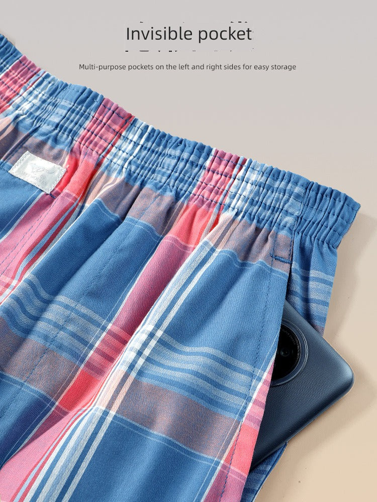 SEPTWOLVES Cotton Large Size Household Underwear Sports Men
