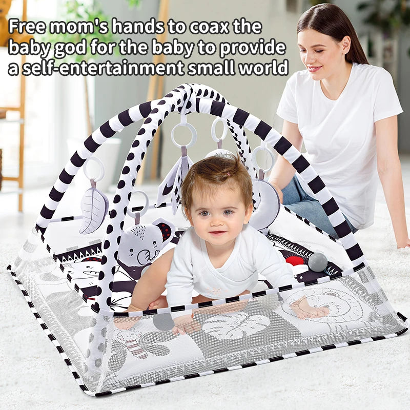 Newborn Baby Play Crawling Blanket Activity Gym Mat 0-36 Months