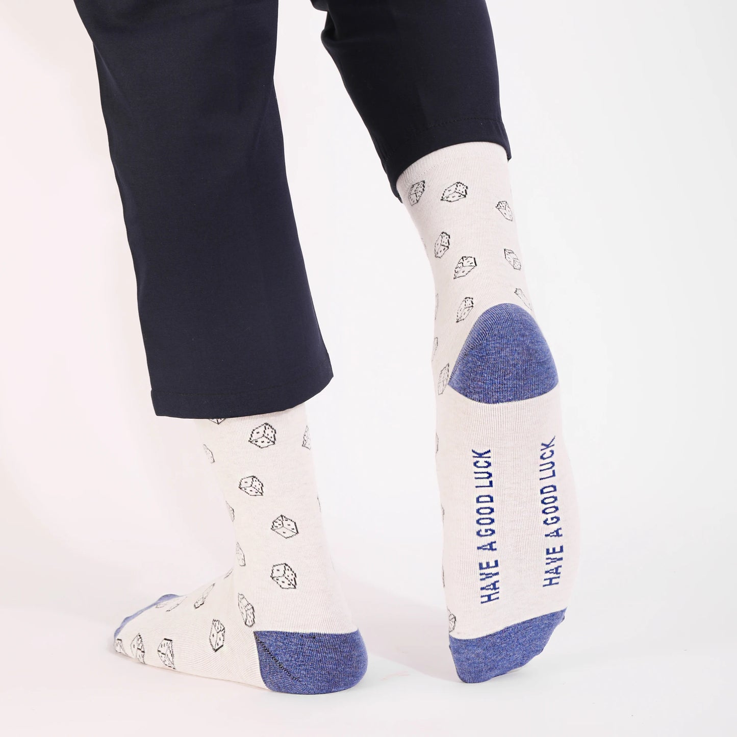 1Pairs Men's Fun Cool Breathable CottonCasual Socks Fun Patterns