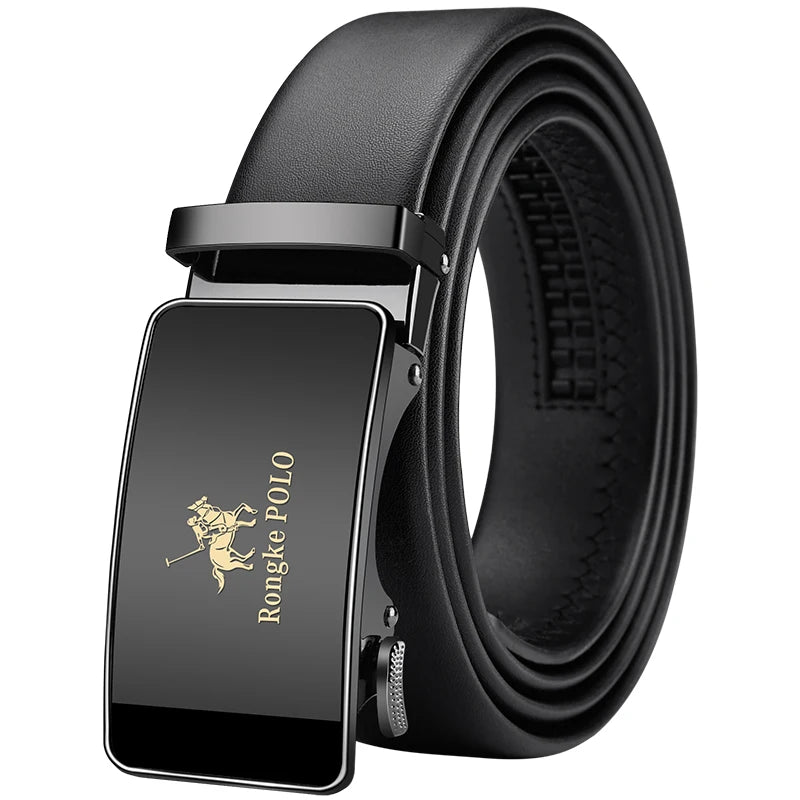 Men's Genuine Leather Belt Adjustable Waistband