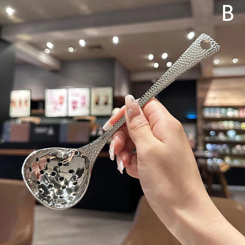 Stainless Steel Soup Spoon Deepen Large Capacity Spoon Silver Mirror Polished Flatware Soup Rice Home Kitchen Tableware