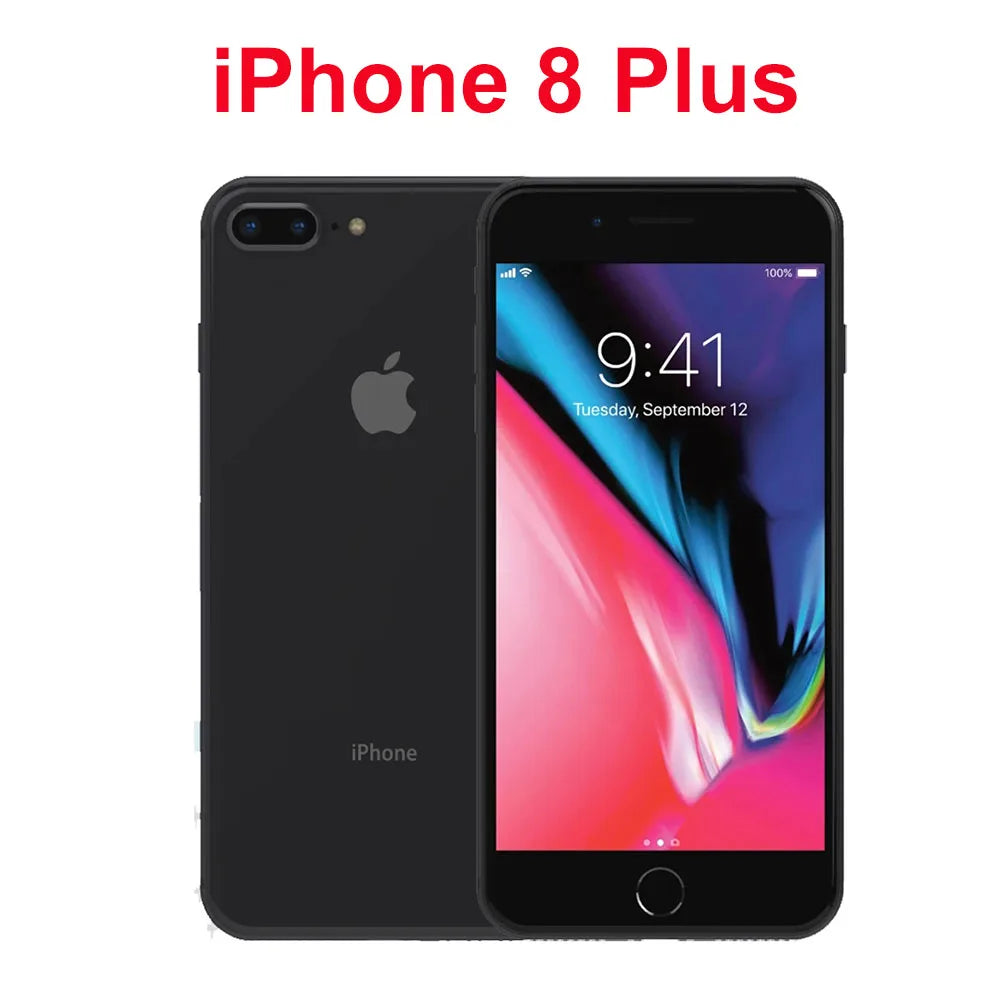 Original iPhone 8/iPhone 8 Plus Phone 8P 4.7'/5.5' Retina IPS LCD RAM 3GB ROM 64/256GB Hexa Core 12MP iOS 4G Unlocked