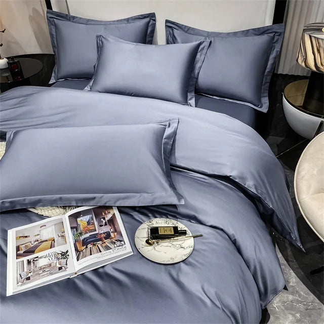 100% Egyptian Cotton 3pcs Luxury Duvet Bedding Set
