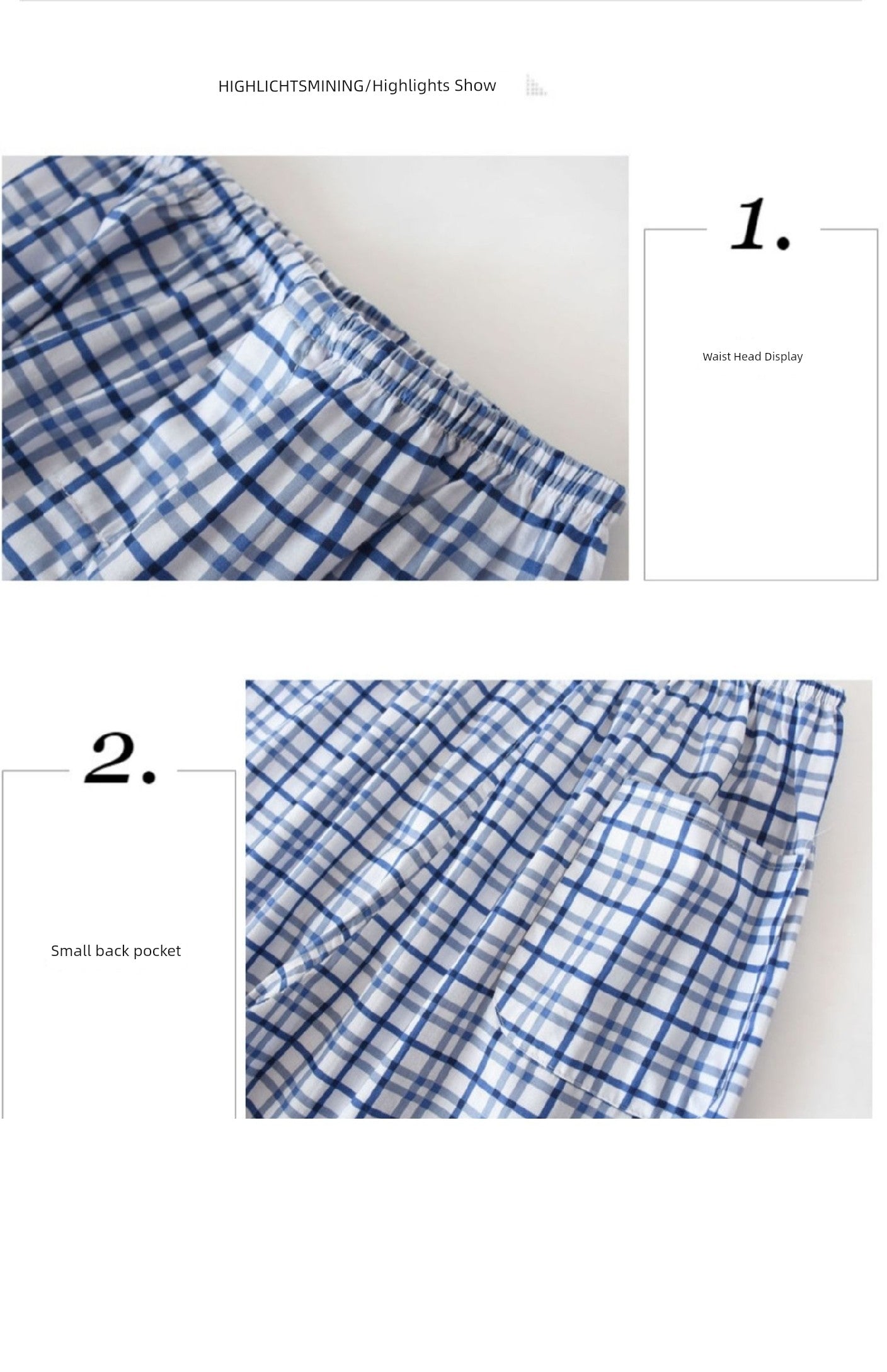 Men Pure Cotton Spring and Summer Pajama Pants