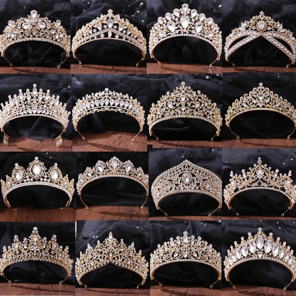 Bridal Luxury Crystal Tiara For Women
