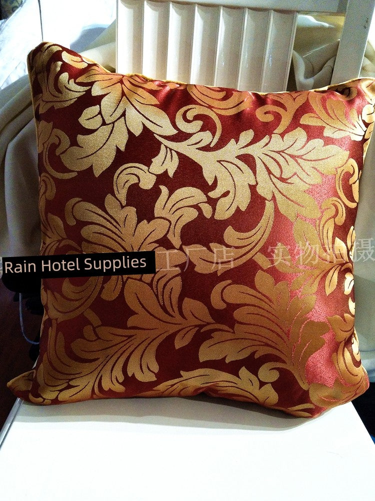 Luxury Hotel Room Removable and Washable Pillow Bed Cushion Cover & Bed Runners