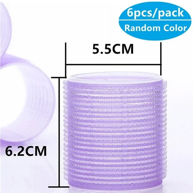 Magic Self Grip Hair Rollers 6Pcs